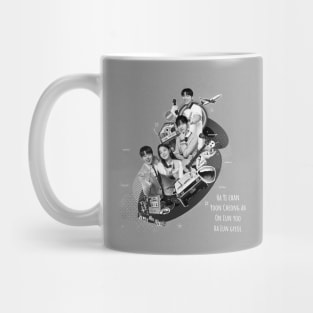 Twinkling Watermelon Group Poster w/ names [Black&White] Mug